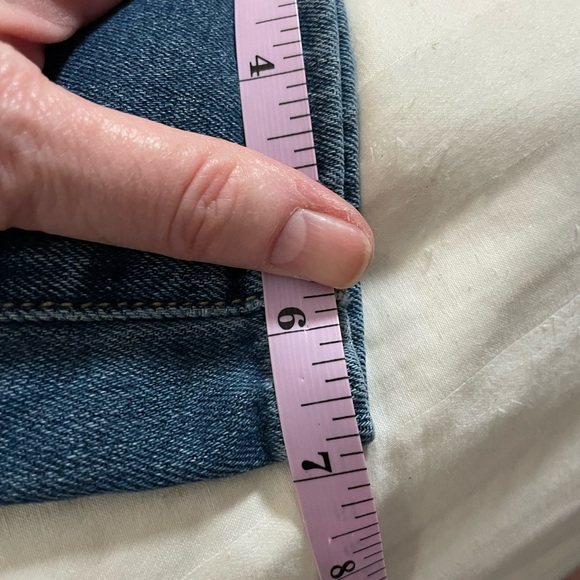 Anthropologie Pilcro And The Letterpress EM blue jean Boyfriend cotton denim 8 - Picture 15 of 16